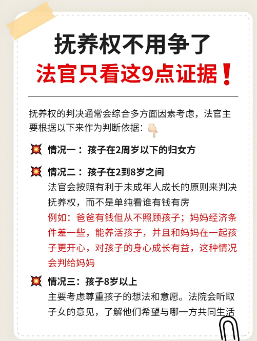 离婚案件中子女抚养权归属裁判标准分析